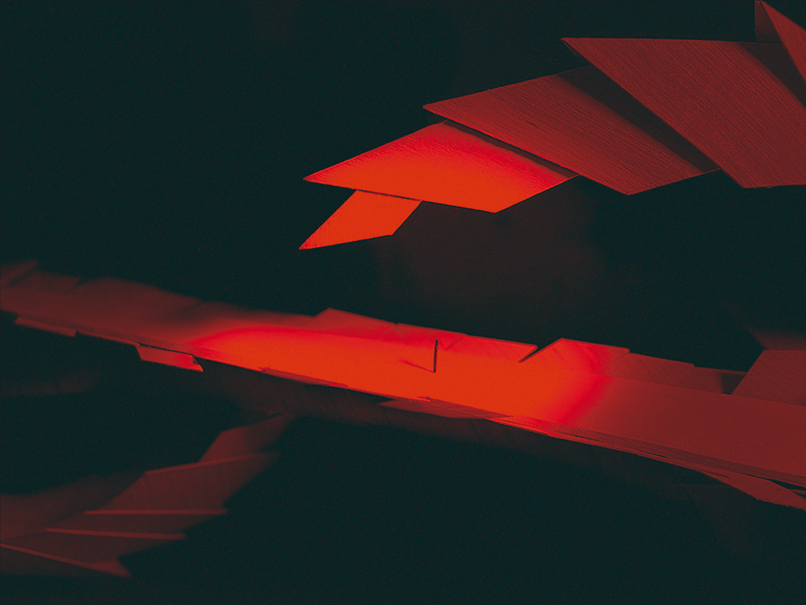 Physical model of pedestrian bridge design
